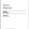CAT Forklift V1100 Spare Parts Manual