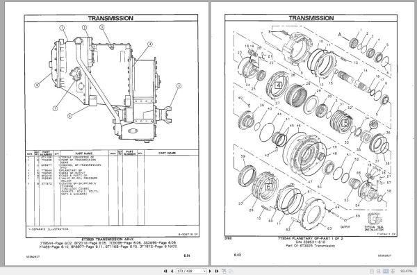 CAT Forklift V1100 Spare Parts Manual 1