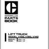 CAT Forklift V140 V150 Spare Parts Manual 1
