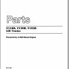 CAT Forklift V155B Spare Parts Manual
