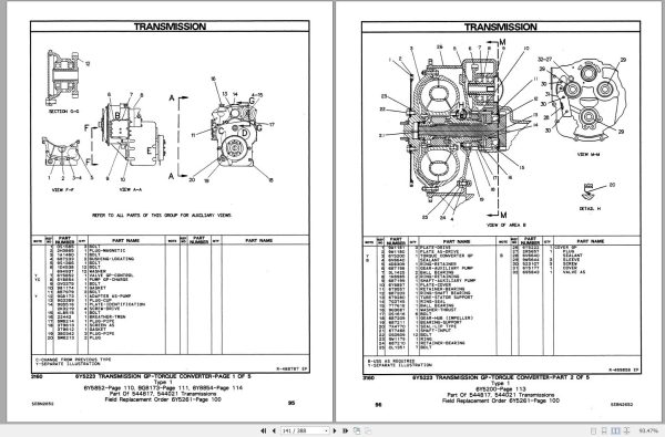 CAT Forklift V165B Spare Parts Manual 1