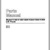 CAT Forklift V200 V225 Spare Parts Manual 1