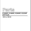 CAT Forklift V225HF Spare Parts Manual