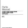 CAT Forklift V250B Spare Parts Manual 1