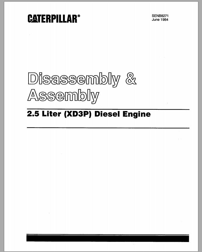 CAT Forklift V25D V30D V35D Schematic. Service Manual