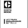 CAT Forklift V30 V40 V50 Spare Parts Manual