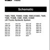CAT Forklift V40E V50E Schematic Service Manual 1