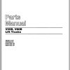 CAT Forklift V55B Spare Parts Manual