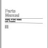 CAT Forklift V60C V70C V80C Spare Parts Manual
