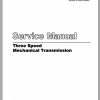 CAT Forklift V60E V70E V80E Service Manual
