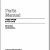 CAT Forklift V620 Spare Parts Manual