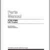 CAT Forklift V700 V800 Spare Parts Manual