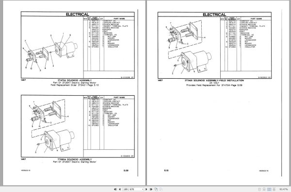 CAT Forklift V700 V800 Spare Parts Manual 1