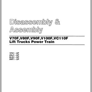 CAT Forklift V70F V90F VC110F Service Manual