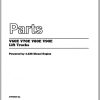 CAT Forklift V90E Spare Parts Manual