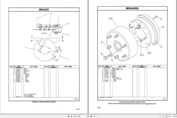 CAT Forklift V90E Spare Parts Manual 2