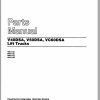 CAT Forklift VC60D Spare Parts Manual