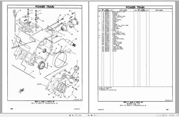 CAT Forklift VC60E Spare Parts Manual 2