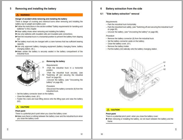 CAT Forklift WR30 WR40 Operation Maintenance Manual 1