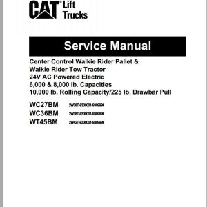 CAT Forklift WT45M Service Manual