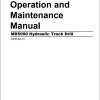 CAT Hydraulic Track Drill MD5090 Operation and Maintenance Manual BI006830