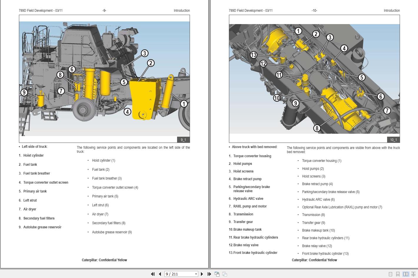 CAT OffHighway Trucks 789D Service Training