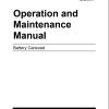 CAT Roof Support Carrier Battery Carousel Operation And Maintenance Manual BI016609