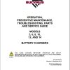 CAT Roof Support Carrier Battery Chargers 5 6 8 10 12 14 Operation And Maintenance Manual BI000829