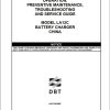 CAT Roof Support Carrier LA12C China Battery Charger Operation And Maintenance Manual BI000850