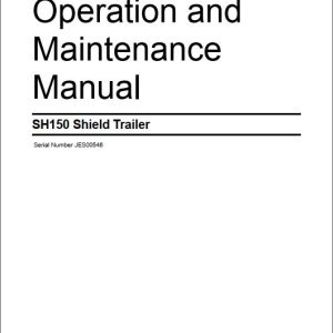 CAT Roof Support Carrier SH150 JES Operation And Maintenance Manual EM008761