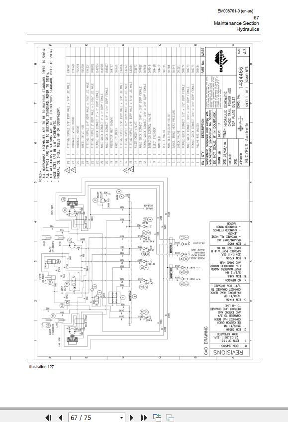 CAT Roof Support Carrier SH150 JES Operation And Maintenance Manual EM008761 1