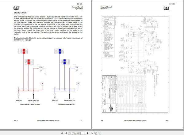CAT Roof Support Carrier SH150 Operation And Maintenance Manual BI014550 EN ZH 1