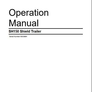 CAT Roof Support Carrier SH150 Operation And Maintenance Manual BI014654