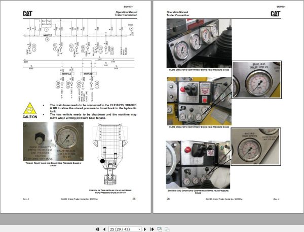 CAT Roof Support Carrier SH150 Operation And Maintenance Manual BI014654 1