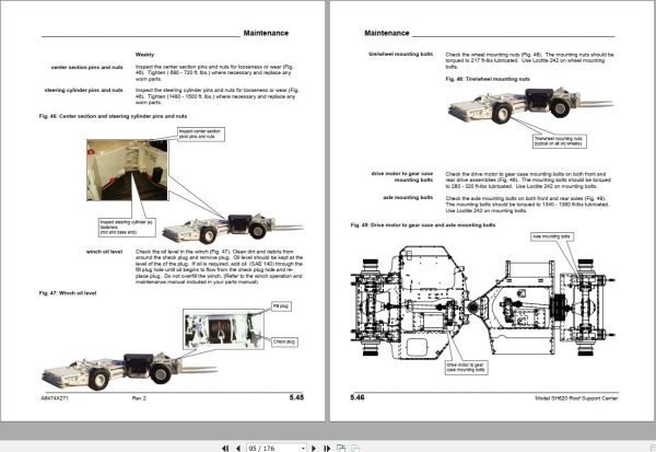 CAT Roof Support Carrier SH620 VT620 Operation And Maintenance Manual BI630063 1