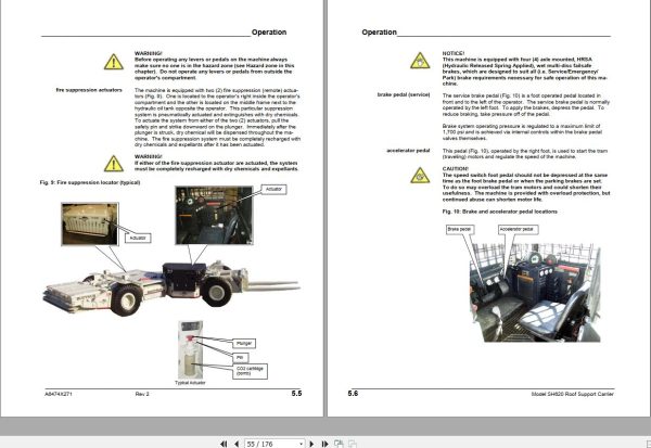 CAT Roof Support Carrier SH620 VT620 Operation And Maintenance Manual BI630064 1