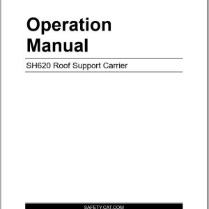 CAT Roof Support Carrier SH620 VT620 Operation And Maintenance Manual BI630065