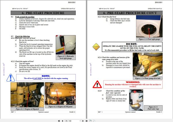 CAT Roof Support Carrier SH640 D MH40 Operation And Maintenance Manual BI643681 1