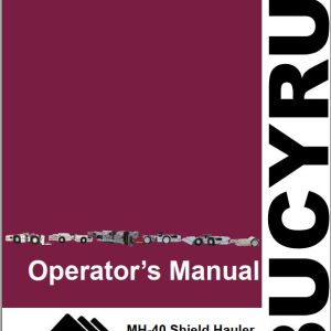 CAT Roof Support Carrier SH640 D Operation And Maintenance Manual BI014593