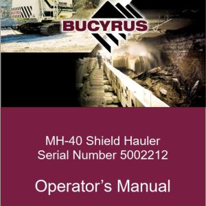 CAT Roof Support Carrier SH640 D Operation And Maintenance Manual BI014612