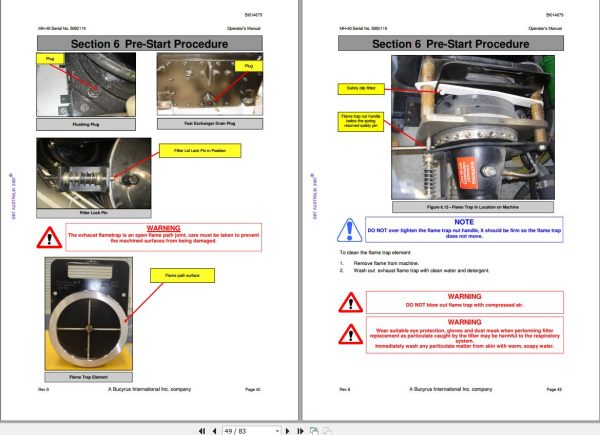 CAT Roof Support Carrier SH640 D Operation And Maintenance Manual BI014679 1