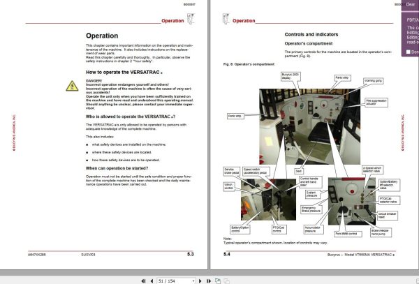 CAT Roof Support Carrier SH650 SH650VHD Operation Manual BI000887 2