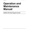 CAT Roof Support Carrier SH650 VFD Operation And Maintenance Manual BI001464
