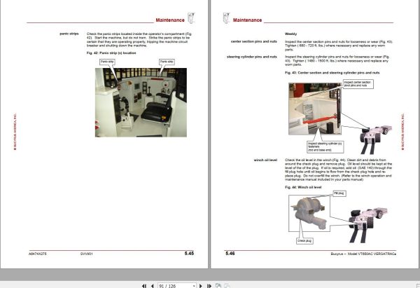 CAT Roof Support Carrier SH650 VFD VT650 AC Operation And Maintenance Manual BI630124 1