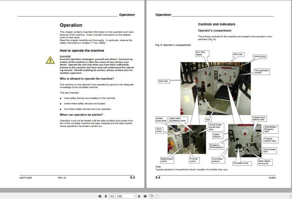 CAT Roof Support Carrier SH650 VFD VT650AC Operation And Maintenance Manual BI631490 1