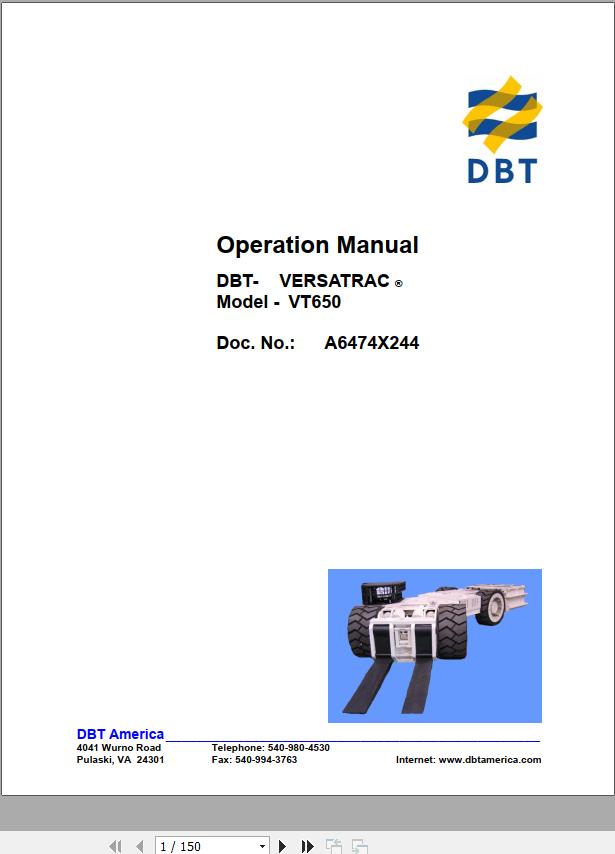 CAT Roof Support Carrier SH650 VT650 Operation And Maintenance Manual BI630090