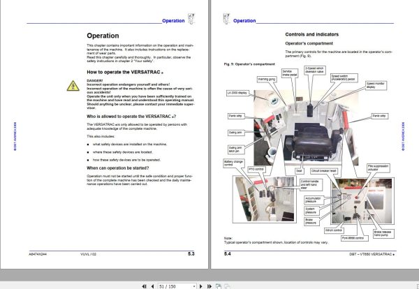 CAT Roof Support Carrier SH650 VT650 Operation And Maintenance Manual BI630090 1