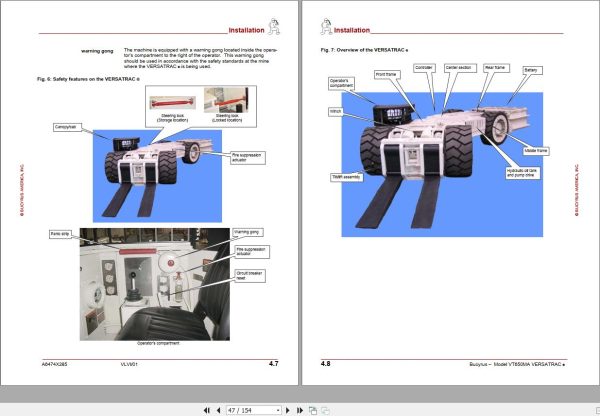 CAT Roof Support Carrier SH650 VT650 Operation And Maintenance Manual BI630121 1