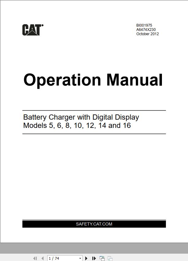 CAT Roof Support Carrier SH650 VT650 Operation And Maintenance Manual BI631483
