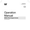 CAT Roof Support Carrier SH660 D FBL 55 Operation Manual BI001911 1